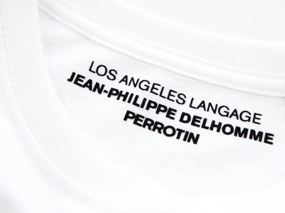 Perrotin x Jean-Philippe Delhomme - Los Angeles Language - "Car 12" (Red) t-shirt