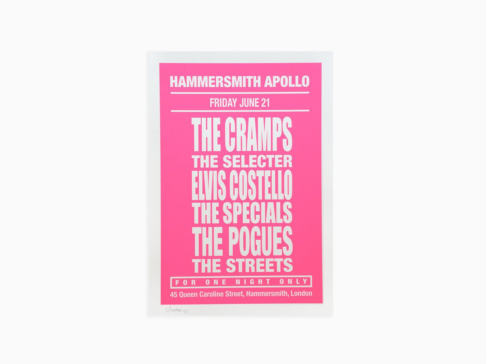 André - Dream Concert (The Cramps) Pink