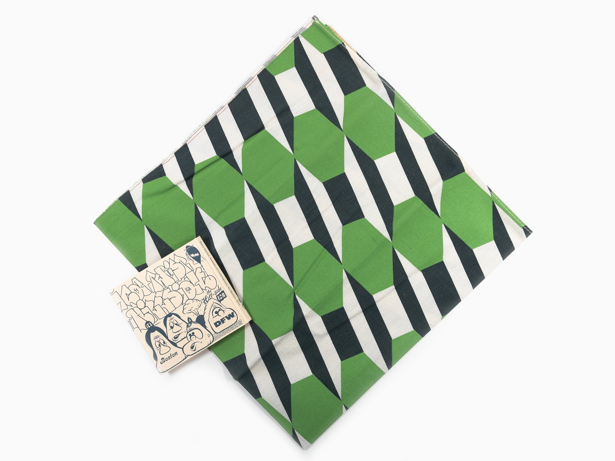 Barry McGee - Bandana Green Pattern, 2013