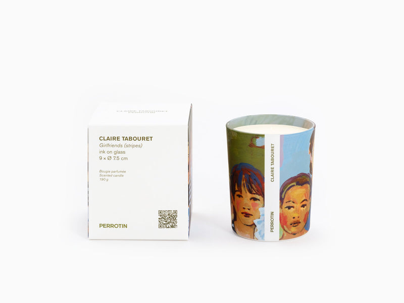 Perrotin x Claire Tabouret - Girlfriends (stripes) Candle