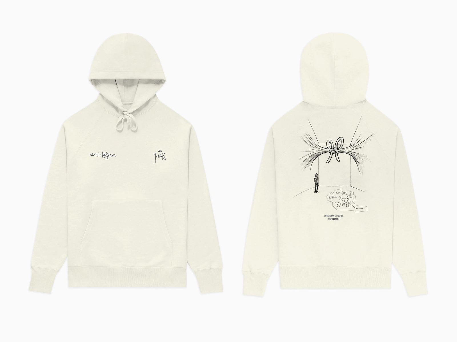Daniel Arsham - Knot Hoodie Cream