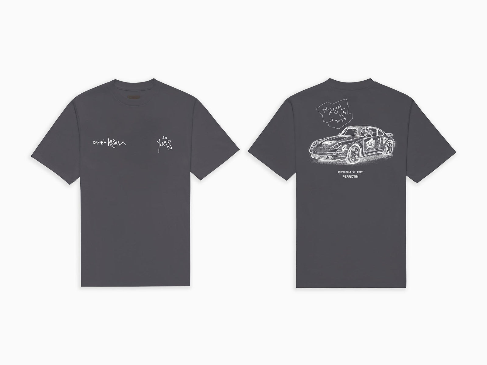 Daniel Arsham - Porsche Tee Black