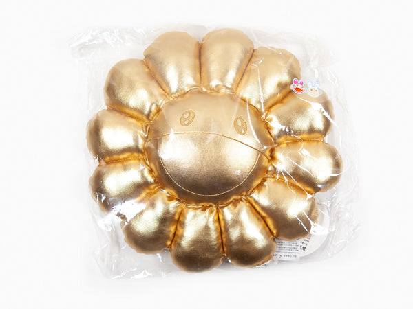 Takashi Murakami - Flower Cushion - 30 cm - Gold - Perrotin PARIS