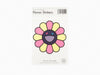Takashi Murakami - Flower Stickers - Pink Ivory x Gray Purple
