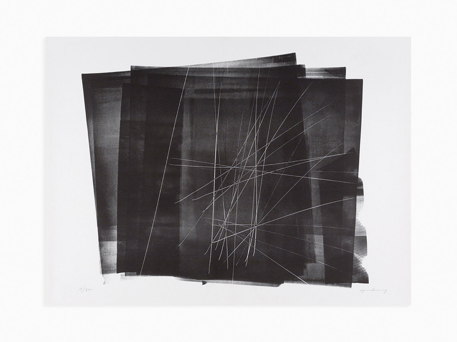 Hans Hartung - L 1966-1, 1966 Edition [1969]