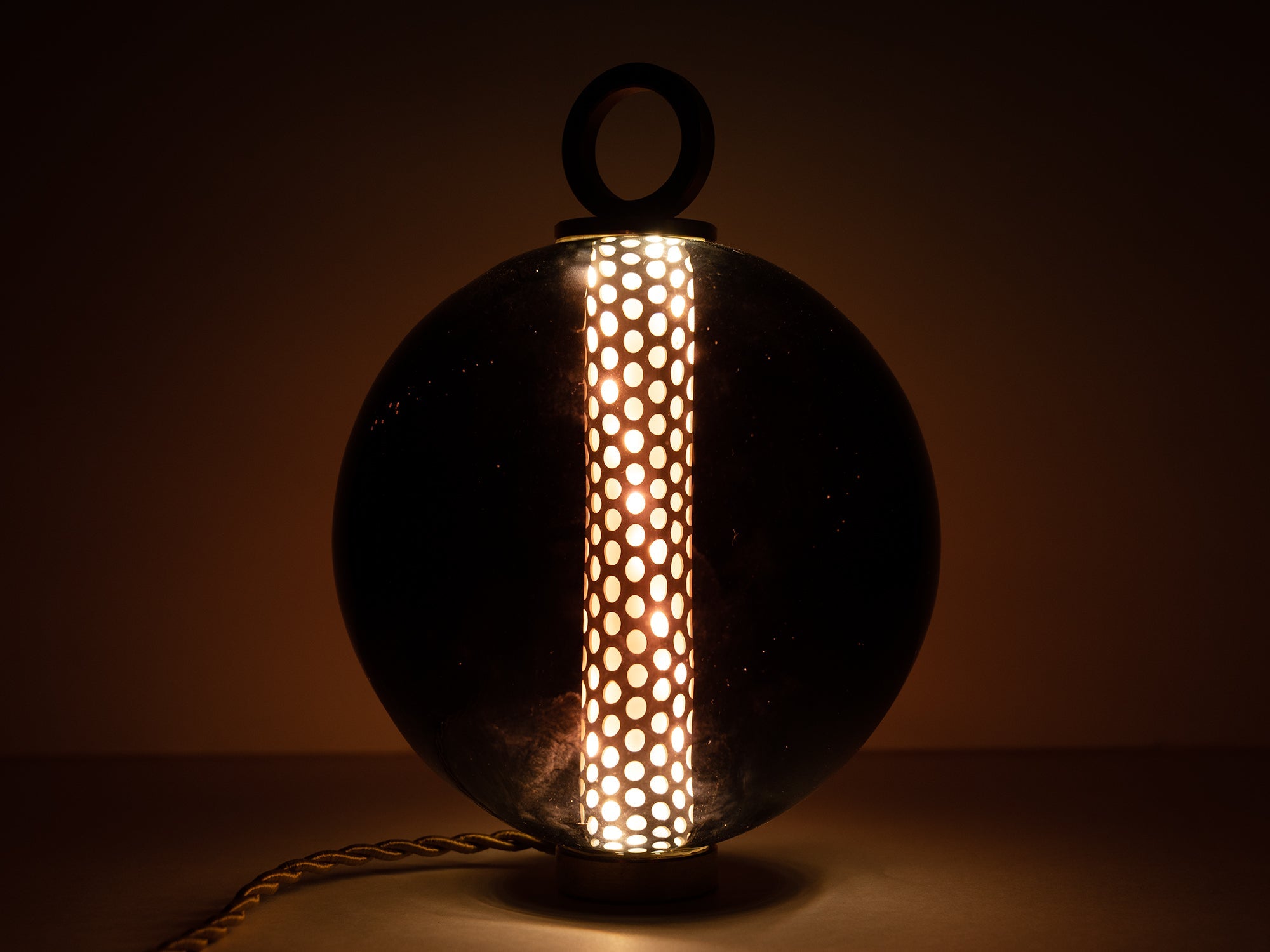 Jean-Michel Othoniel - Lampe perle Alessandrita Améthyste 15cm (22EN124)