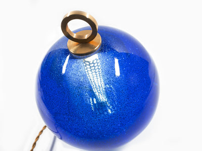 Jean-Michel Othoniel - Lampe perle Cobalt Mica 18cm (22EN203)