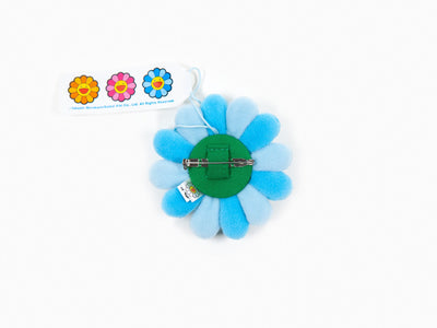 Takashi Murakami - Flower Plush Key Chain - Blue - Perrotin PARIS