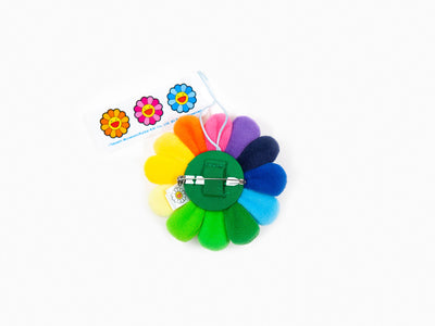 Takashi Murakami - Flower Plush Key Chain - Rainbow