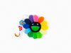 Takashi Murakami - Flower Plush Key Chain - rainbow & black