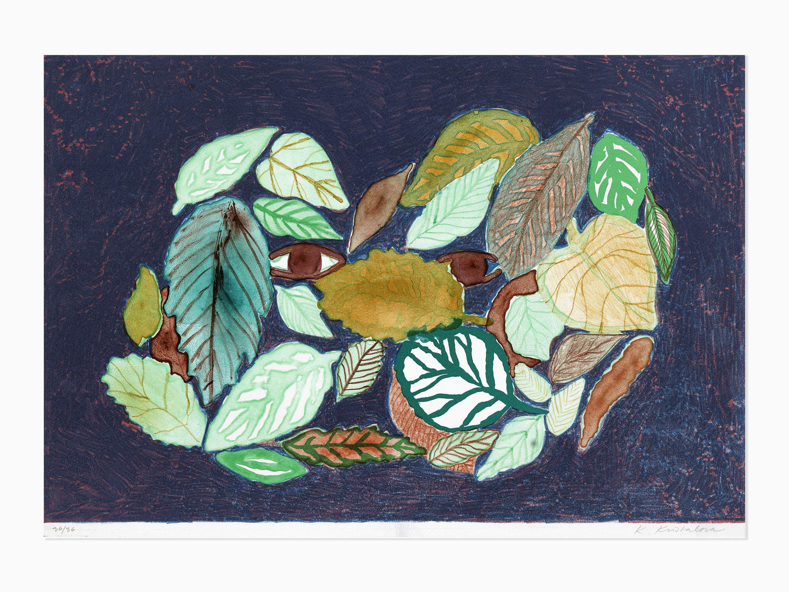 Klara Kristalova - Fallen leaves, autumn