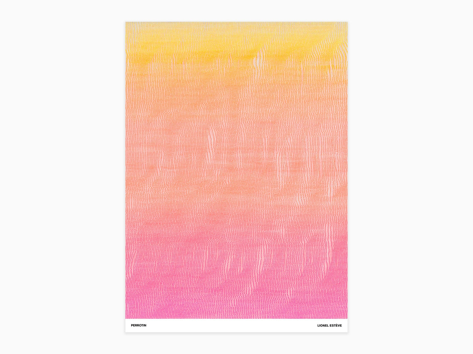 Lionel Estève - Untitled (signed poster)