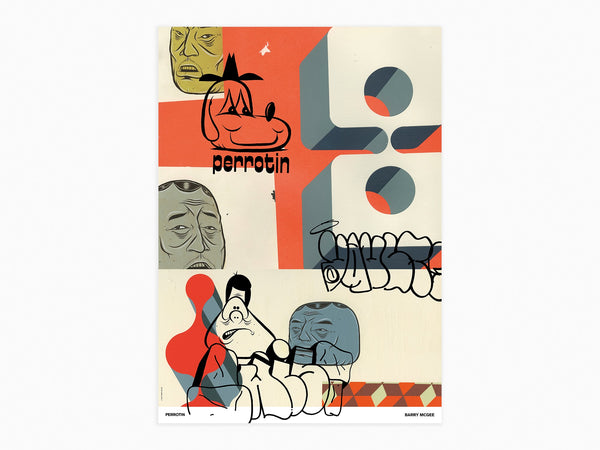 Barry McGee - Fuzz Gathering (standard poster) - Perrotin PARIS