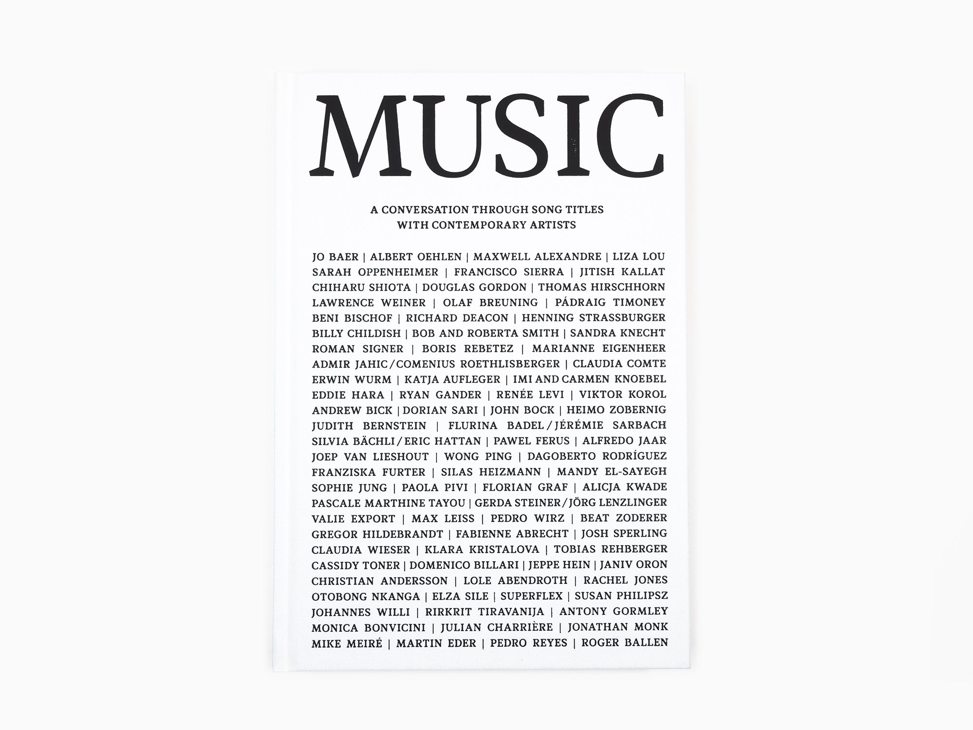 Music - A conversation through song titles with contemporary artists