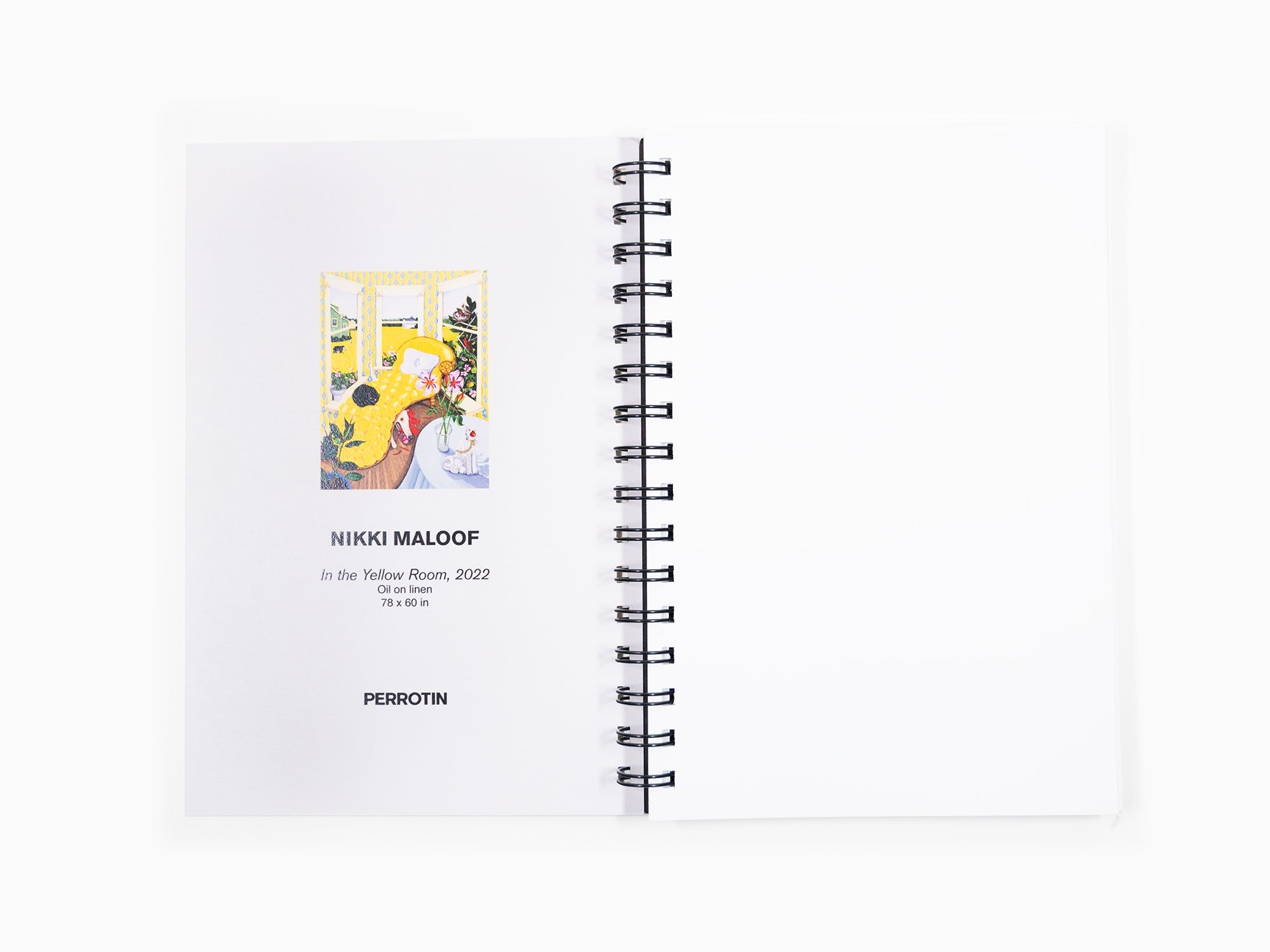 Nikki Maloof - In the Yellow Room Spiral Notebook