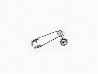Takashi Murakami - Flower Safety Pin (M) (Silver)