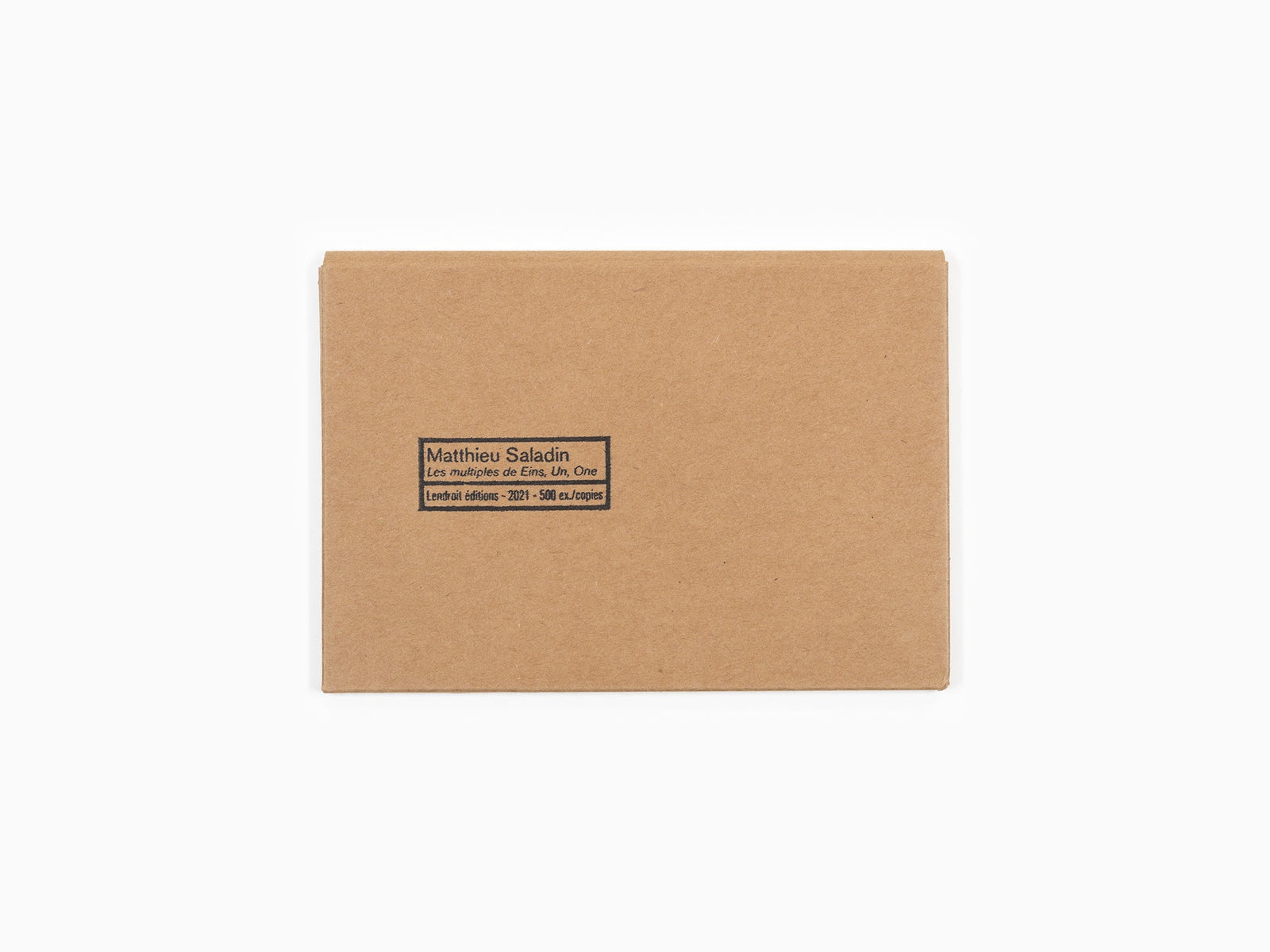 Matthieu Saladin - Les multiples de Eins, Un, One