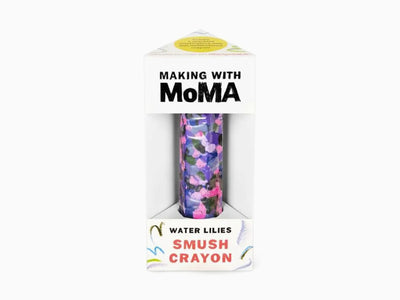 Making with MoMA - Monet's Water Lilies Smush Crayon