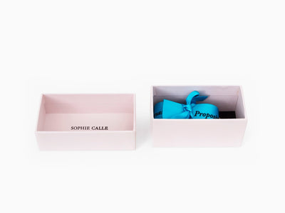 Sophie Calle - "Proposition pour un rituel d'anniversaire" ribbon - Blue