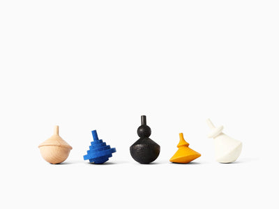 Spinning tops (set of 5)