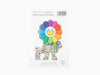 Takashi Murakami - Bubblingly Sticker - Flower Parent and Child B
