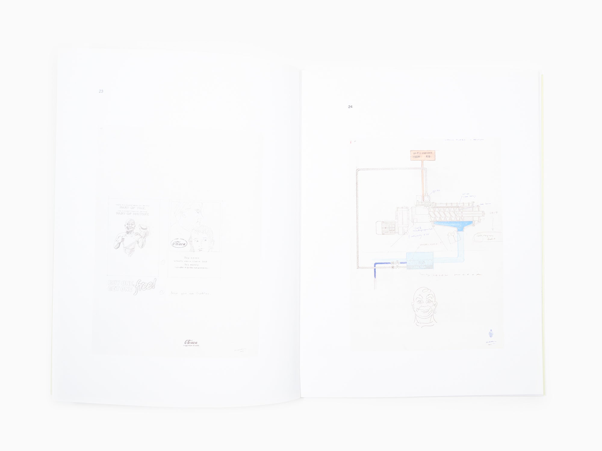 Wim Delvoye - Drawings and Scale Models